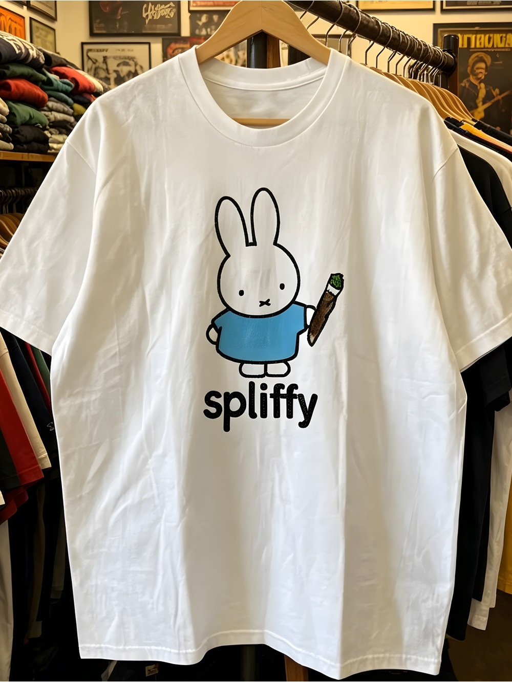 Spliffy Promo T-Shirt White